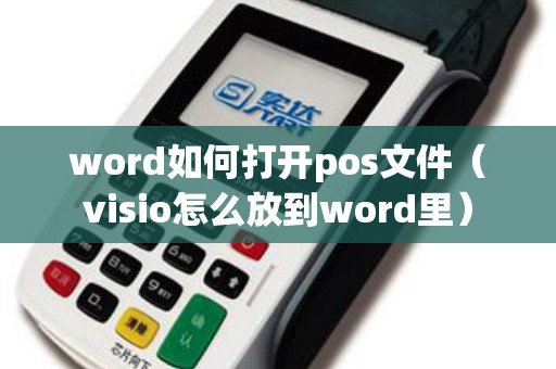 word如何打开pos文件（visio怎么放到word里）