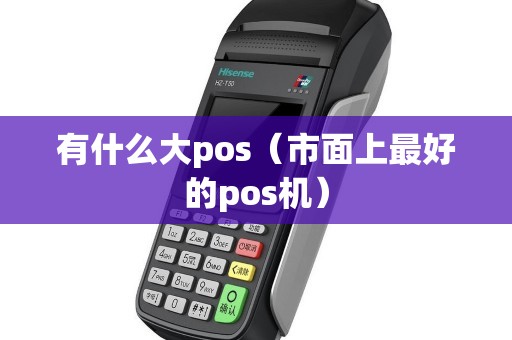 有什么大pos（市面上最好的pos机）