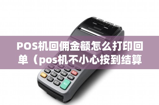 POS机回佣金额怎么打印回单（pos机不小心按到结算怎么查明细）