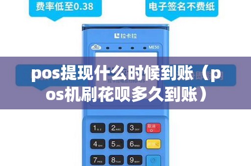 pos提现什么时候到账（pos机刷花呗多久到账）