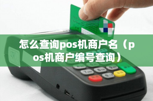 怎么查询pos机商户名（pos机商户编号查询）