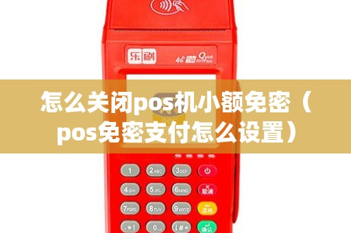 怎么关闭pos机小额免密（pos免密支付怎么设置）