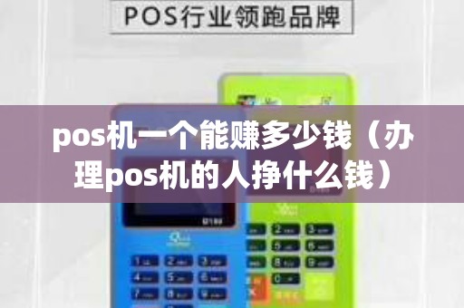 pos机一个能赚多少钱（办理pos机的人挣什么钱）