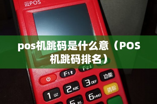 pos机跳码是什么意（POS机跳码排名）