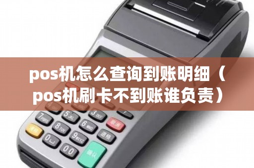 pos机怎么查询到账明细（pos机刷卡不到账谁负责）