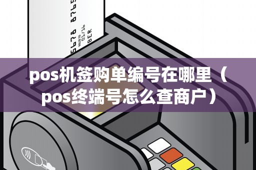 pos机签购单编号在哪里（pos终端号怎么查商户）