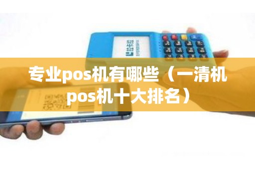 专业pos机有哪些（一清机pos机十大排名）