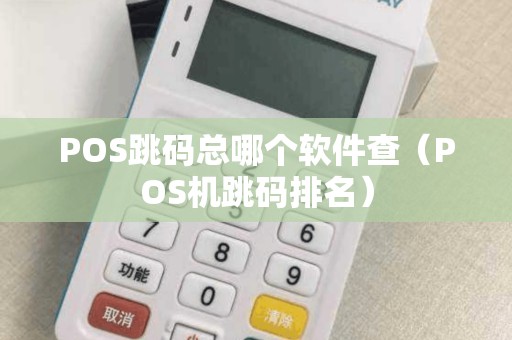 POS跳码总哪个软件查（POS机跳码排名）
