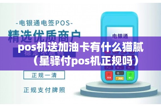 pos机送加油卡有什么猫腻（星驿付pos机正规吗）