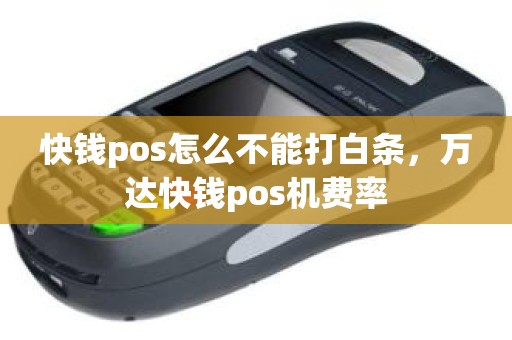 快钱pos怎么不能打白条，万达快钱pos机费率