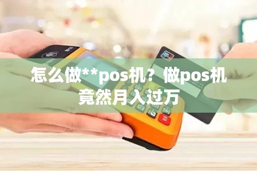 怎么做**pos机？做pos机竟然月入过万