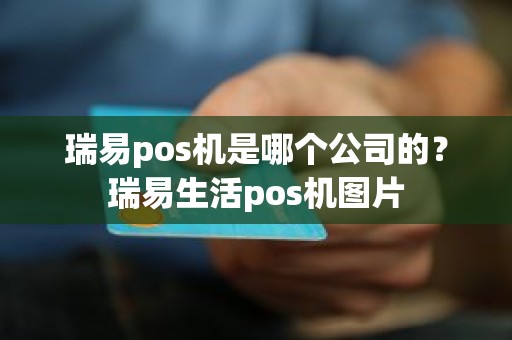 瑞易pos机是哪个公司的？瑞易生活pos机图片