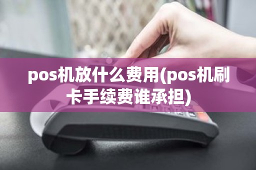 pos机放什么费用(pos机刷卡手续费谁承担)
