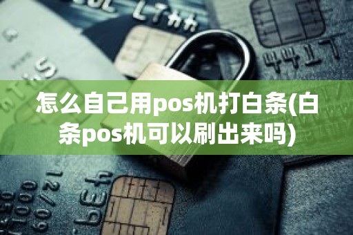 怎么自己用pos机打白条(白条pos机可以刷出来吗)