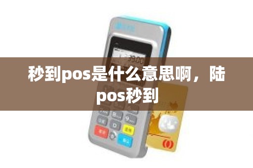 秒到pos是什么意思啊，陆pos秒到