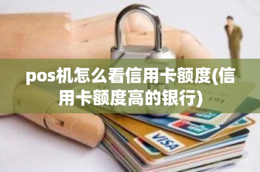 pos机怎么看信用卡额度(信用卡额度高的银行)