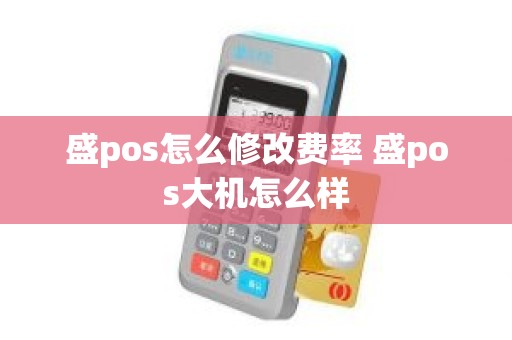 盛pos怎么修改费率 盛pos大机怎么样