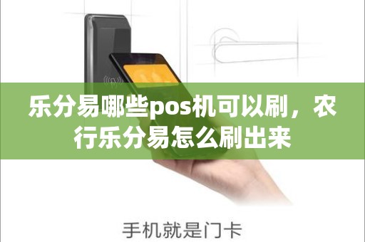 乐分易哪些pos机可以刷，农行乐分易怎么刷出来