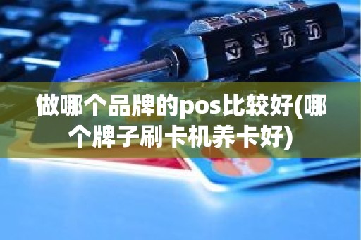 做哪个品牌的pos比较好(哪个牌子刷卡机养卡好)