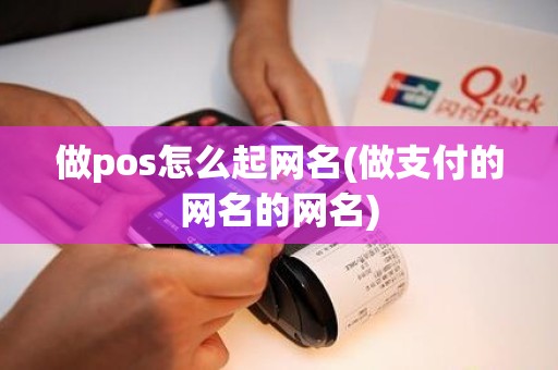 做pos怎么起网名(做支付的网名的网名) 做pos怎么起网名(做支付的网名的网名)