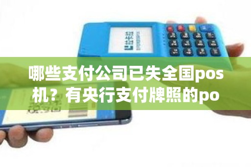 哪些支付公司已失全国pos机？有央行支付牌照的pos机