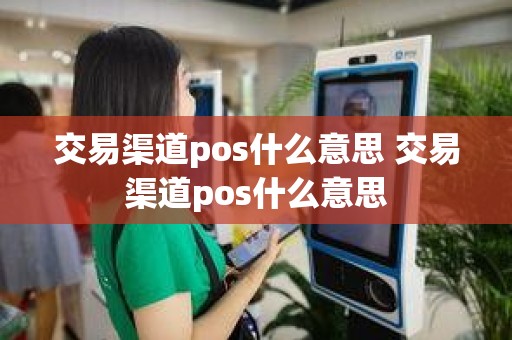 交易渠道pos什么意思 交易渠道pos什么意思