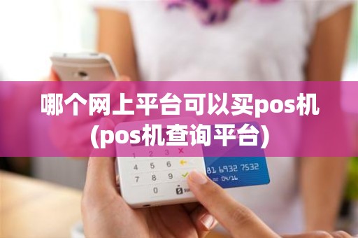 哪个网上平台可以买pos机(pos机查询平台)