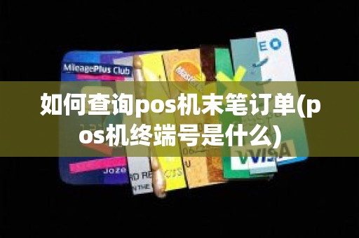 如何查询pos机末笔订单(pos机终端号是什么)