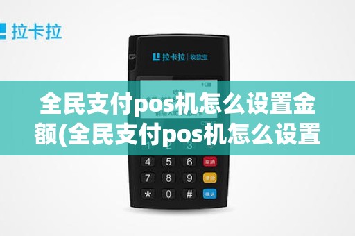 全民支付pos机怎么设置金额(全民支付pos机怎么设置金额)