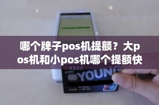 哪个牌子pos机提额？大pos机和小pos机哪个提额快