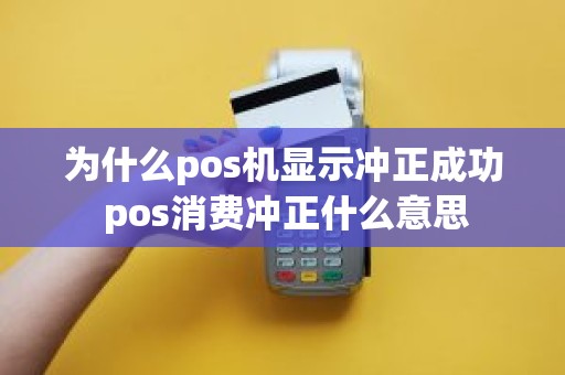 为什么pos机显示冲正成功 pos消费冲正什么意思