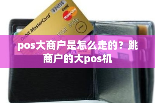 pos大商户是怎么走的？跳商户的大pos机