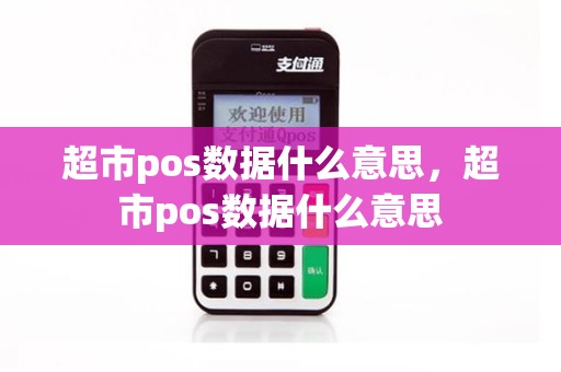 超市pos数据什么意思，超市pos数据什么意思