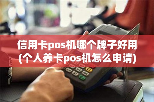 信用卡pos机哪个牌子好用(个人养卡pos机怎么申请)