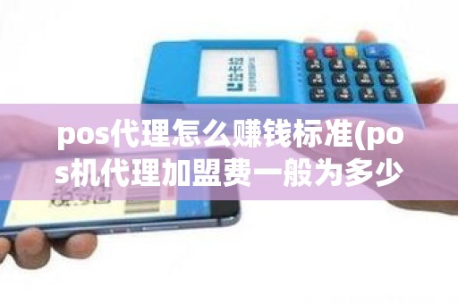 pos代理怎么赚钱标准(pos机代理加盟费一般为多少)