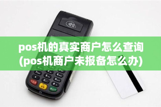 pos机的真实商户怎么查询(pos机商户未报备怎么办)