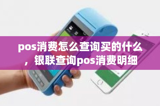 pos消费怎么查询买的什么，银联查询pos消费明细