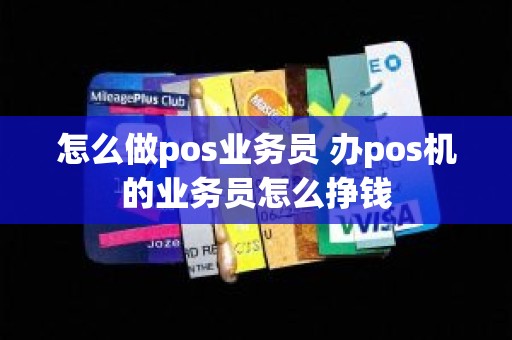 怎么做pos业务员 办pos机的业务员怎么挣钱