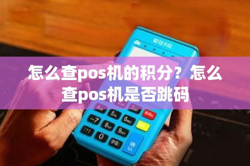 怎么查pos机的积分？怎么查pos机是否跳码