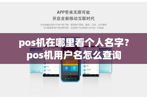 pos机在哪里看个人名字？pos机用户名怎么查询