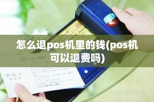 怎么退pos机里的钱(pos机可以退费吗)