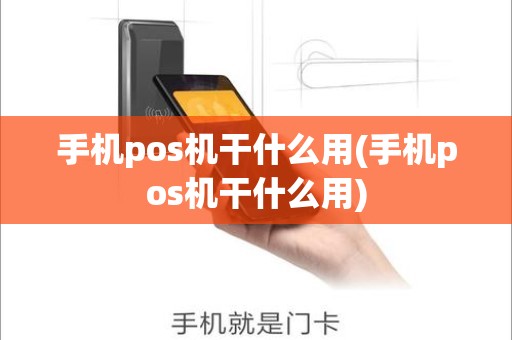 手机pos机干什么用(手机pos机干什么用)