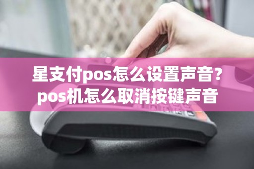 星支付pos怎么设置声音？pos机怎么取消按键声音