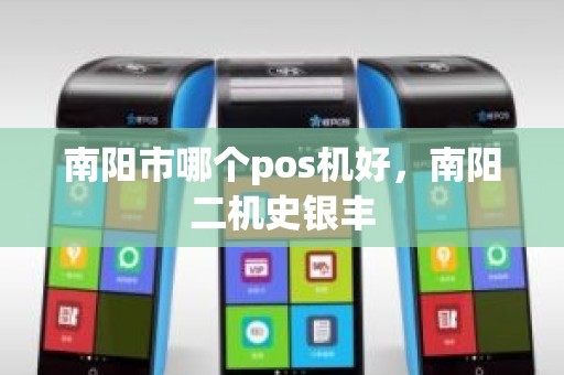 南阳市哪个pos机好，南阳二机史银丰