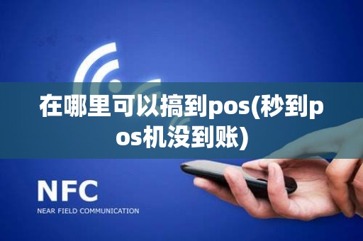 在哪里可以搞到pos(秒到pos机没到账)