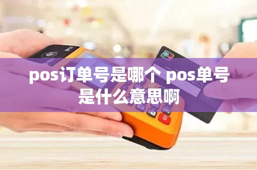 pos订单号是哪个 pos单号是什么意思啊