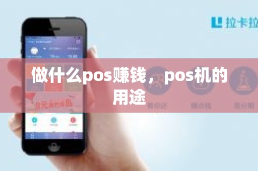 做什么pos赚钱，pos机的用途