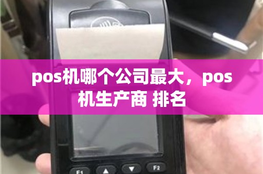 pos机哪个公司最大,pos机生产商 排名 pos机哪个公司最大,pos机生产商 排名