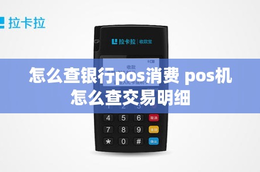 怎么查银行pos消费 pos机怎么查交易明细