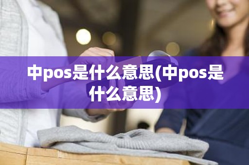 中pos是什么意思(中pos是什么意思)